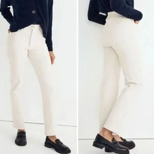 NEW Madewell‎ The Perfect Vintage Straight Jean in Vintage Canvas Wash, 33.NG254